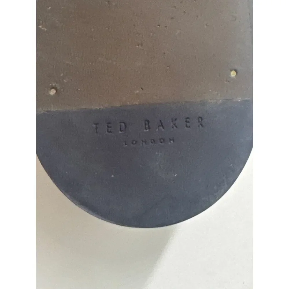 Ted Baker Simbaa Tassel Loafers Men's US 9 Brown Leather Slip On Dress Shoes